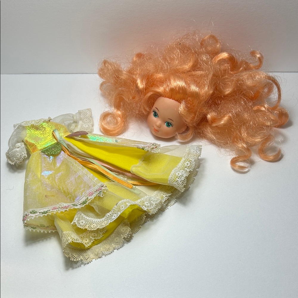 Lady Lovely Locks 80s Vintage Dress and Replacement Doll Head